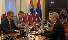 19 October 2022 The Chairman of the Foreign Affairs Committee in meeting with the Turkish Ambassador to Serbia 